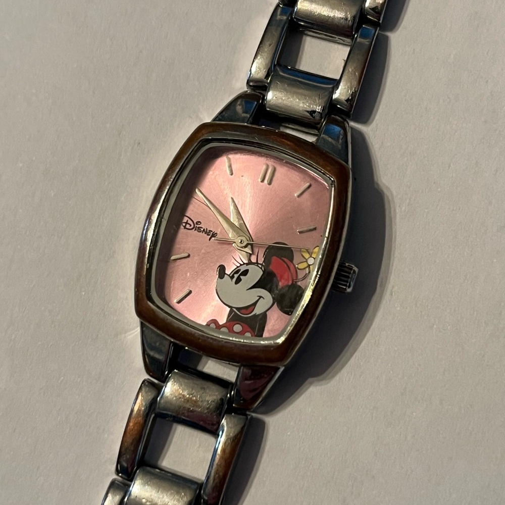 Disney Minnie Mouse Pink Watch - Parts or Repair
